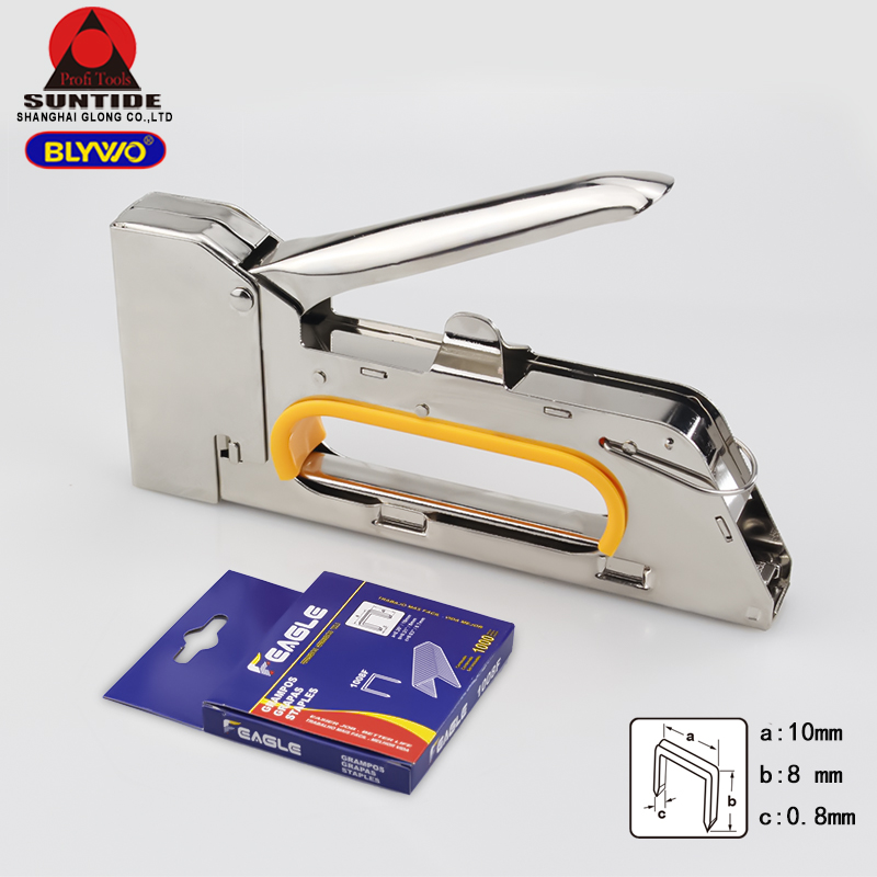 Stapler Heavy Duty - 13/4-6-8 Stapler 1008F Staple Gun for