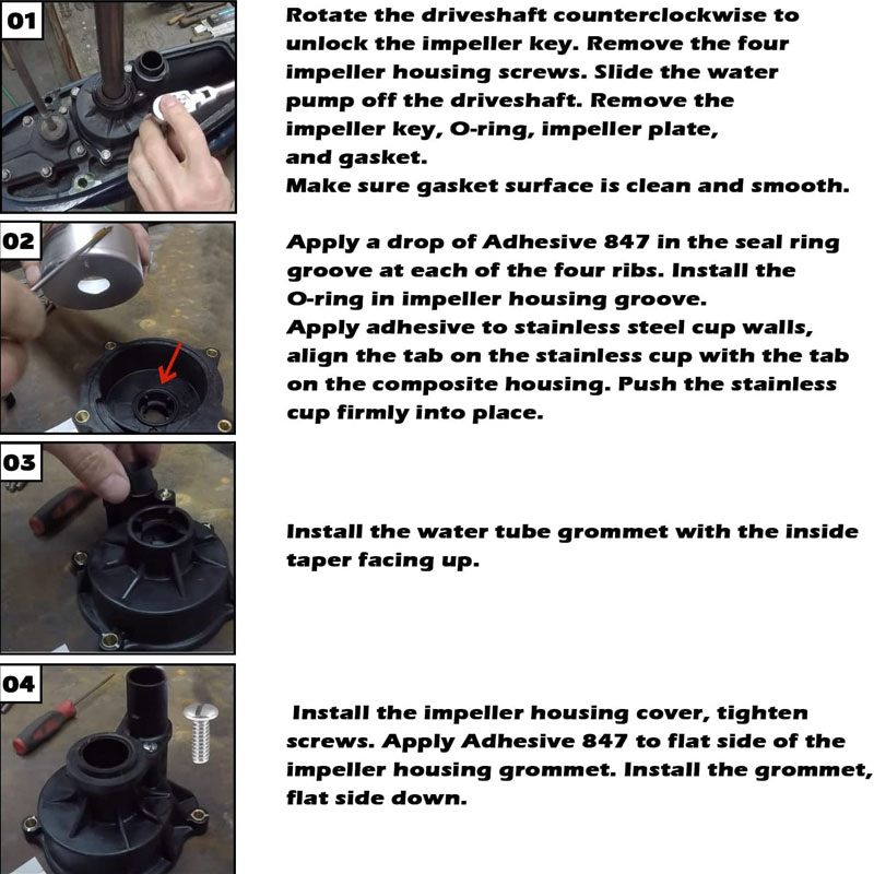 5001595 Outboard Water Pump Ki - Ink Cartridge 评论和价格