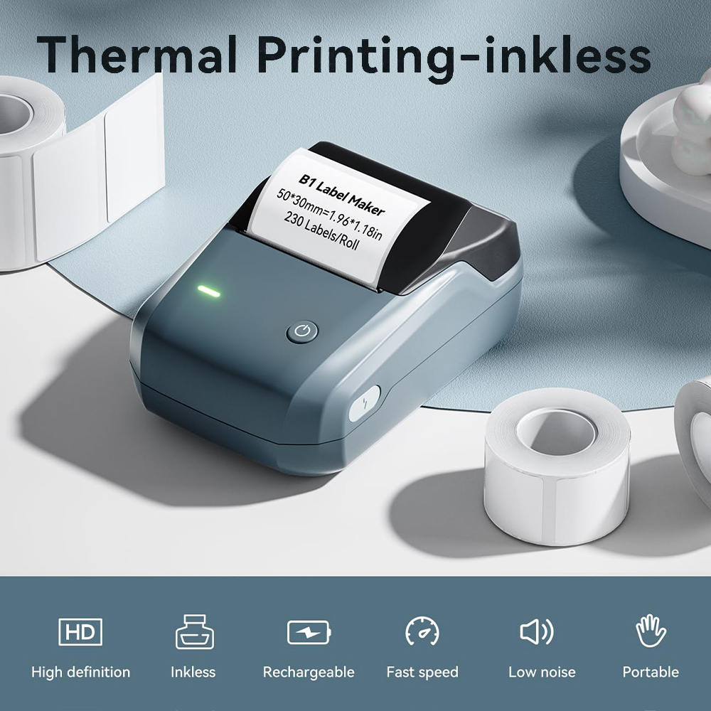 NIIMBOT B1 2Inch Portable Ther - Commercial Book Printing Machines 评论和价格