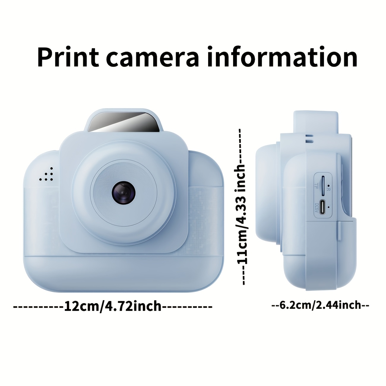 Portable photo printer (blue)  - Printer Paper 评论和价格