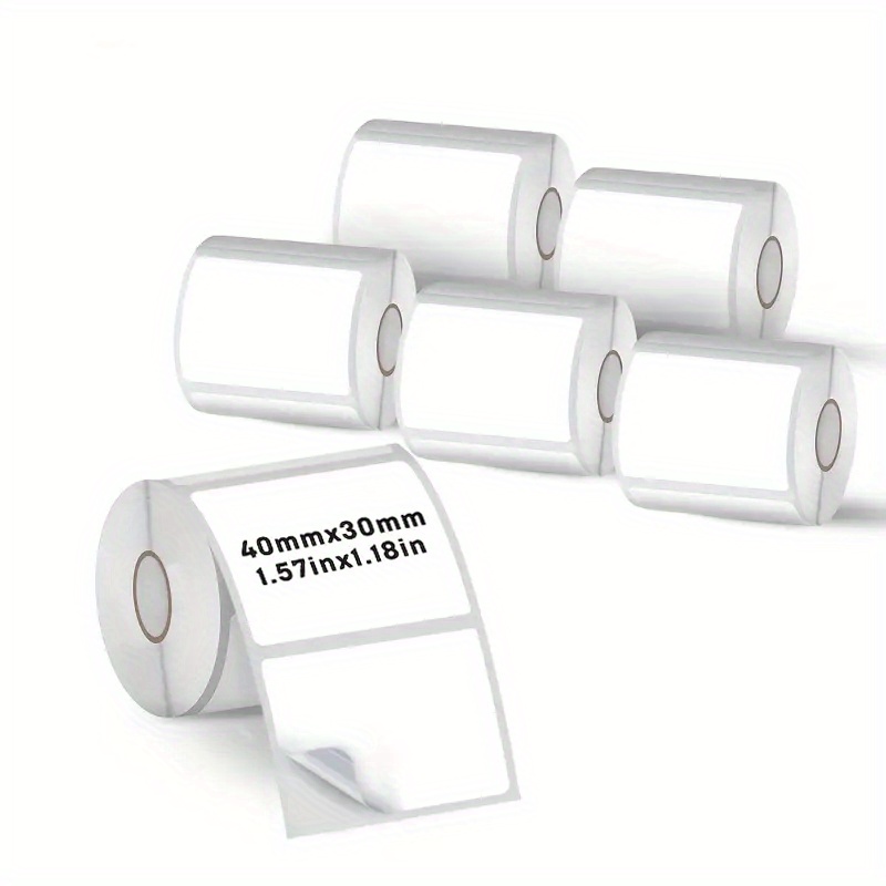 6 Rolls 40x30mm Thermal Label  - Label Maker 评论和价格